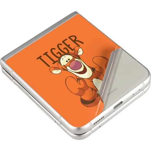 Disney Winnie the Pooh Tigget Portrait Galaxy Z Flip4 5G Skin